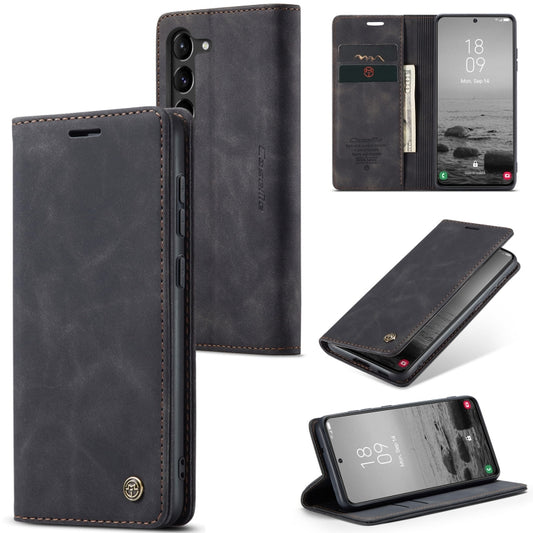 For Samsung Galaxy S24 5G CaseMe 013 Multifunctional Horizontal Flip Leather Phone Case(Black) - Galaxy S24 5G Cases by CaseMe | Online Shopping UK | buy2fix
