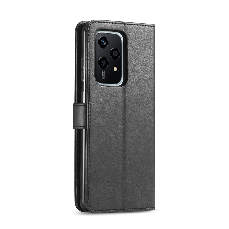 For Honor 200 Lite Global LC.IMEEKE Calf Texture Leather Phone Case(Black) - Honor Cases by LC.IMEEKE | Online Shopping UK | buy2fix