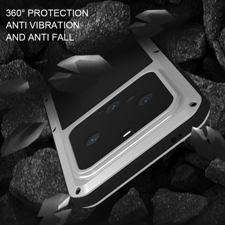 For Huawei Mate 60 Pro / 60 Pro+ LOVE MEI Metal Shockproof Life Waterproof Dustproof Phone Case(Black) - Huawei Cases by LOVE MEI | Online Shopping UK | buy2fix