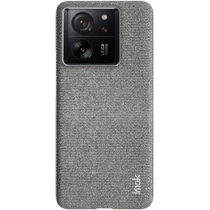 For Xiaomi 13T 5G / 13T Pro 5G imak Ruiyi Series Cloth Texture PU + PC Phone Case(Light Grey) - Xiaomi Cases by imak | Online Shopping UK | buy2fix