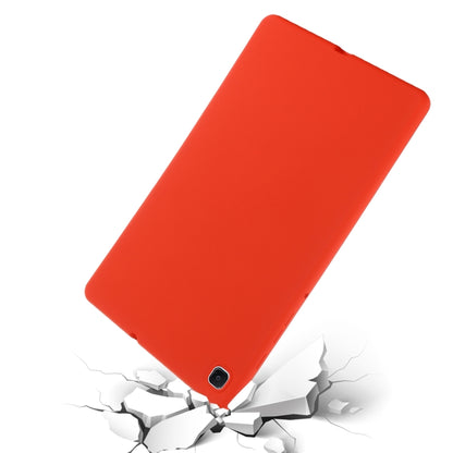 For Samsung Galaxy Tab S6 Lite 2024 Pure Color Liquid Silicone Shockproof Tablet Case(Red) - Other Galaxy Tab PC by buy2fix | Online Shopping UK | buy2fix