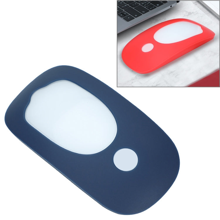 For Apple Magic Mouse 1 / 2 Mouse Silicone Protective Case(Midnight Blue) - Protective Bags by buy2fix | Online Shopping UK | buy2fix