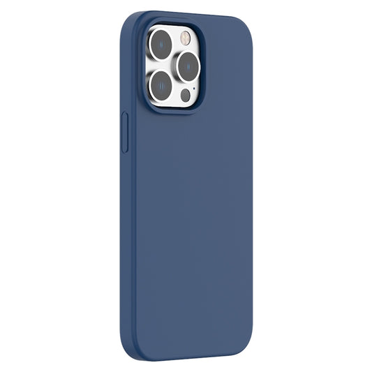 For iPhone 15 Pro Max Mutural Yuemu Series Liquid Silicone Phone Case(Dark Blue) - iPhone 15 Pro Max Cases by Mutural | Online Shopping UK | buy2fix