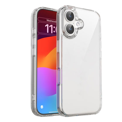 For iPhone 16 Plus Mutural Ice Series TPU Phone Case(Transparent) - iPhone 16 Plus Cases by Mutural | Online Shopping UK | buy2fix