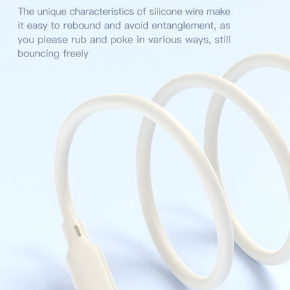 TOTU CB-6-T 25W USB to USB-C / Type-C Silicone Data Cable, Length: 1m(Beige) - USB-C & Type-C Cable by TOTUDESIGN | Online Shopping UK | buy2fix