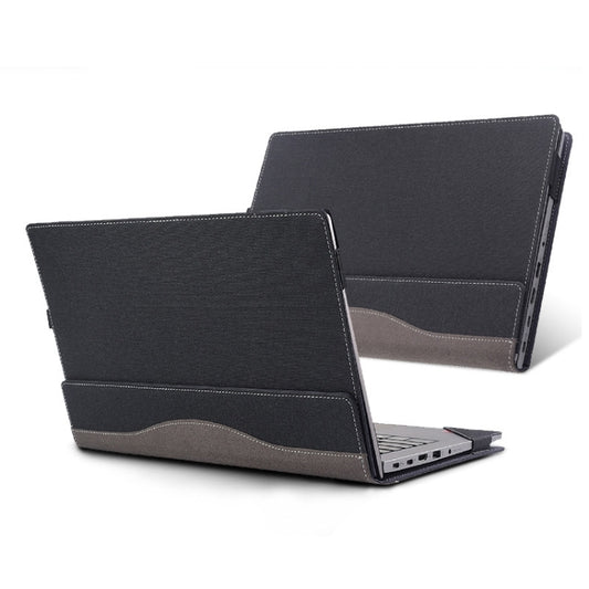 For Lenovo V14 G3 ABA / IAP Laptop Leather Anti-Fall Protective Case(Black) - 14.1 inch by buy2fix | Online Shopping UK | buy2fix