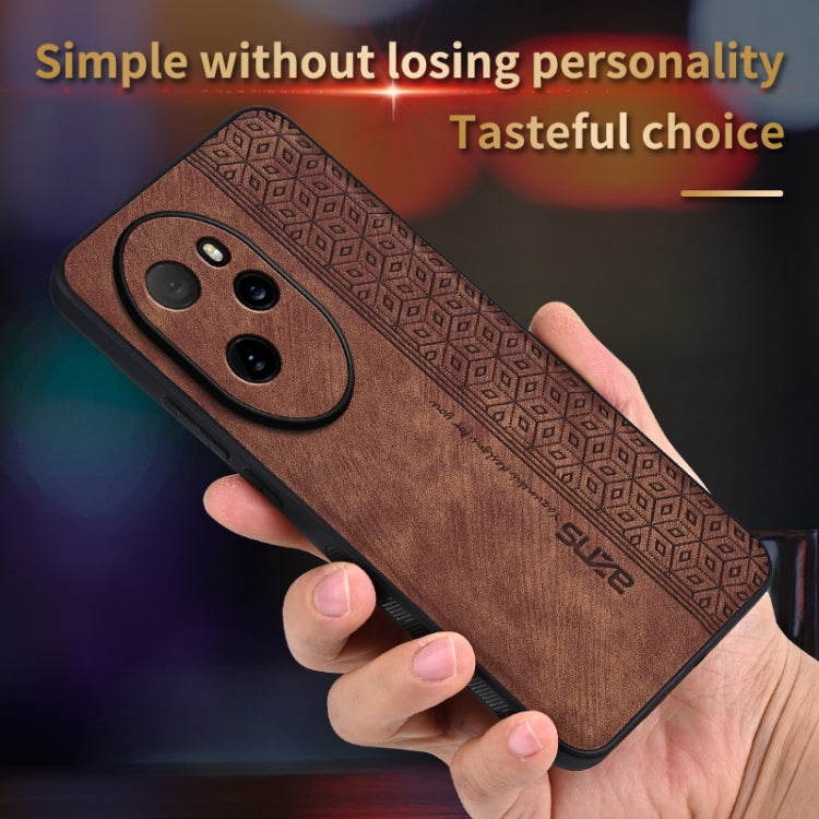 For Honor 100 Pro AZNS 3D Embossed Skin Feel Phone Case(Black) - Honor Cases by AZNS | Online Shopping UK | buy2fix