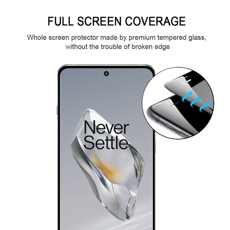 For OnePlus 12 9H HD 3D Curved Edge Tempered Glass Film(Black) - OnePlus Tempered Glass by buy2fix | Online Shopping UK | buy2fix