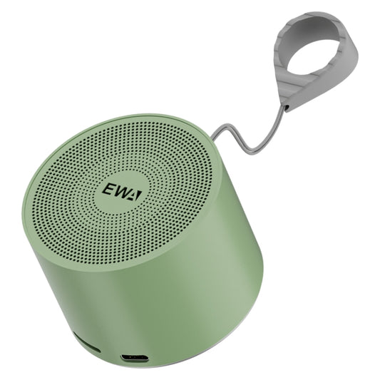 EWA A129 Mini Bluetooth 5.0 Bass Radiator Metal Speaker(Green) - Mini Speaker by EWA | Online Shopping UK | buy2fix