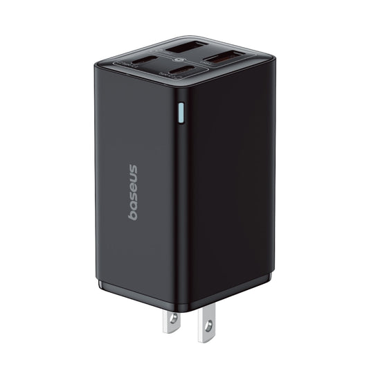 Baseus GaN6 Pro 100W 2 x USB-C / Type-C + 2 x USB Fast Charger, US Plug(Black) - USB Charger by Baseus | Online Shopping UK | buy2fix