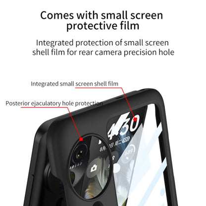 For OPPO Find N3 Flip GKK Integrated Ultrathin with Rotating Cortical Belt Phone Case(Black) - Find N3 Flip Cases by GKK | Online Shopping UK | buy2fix