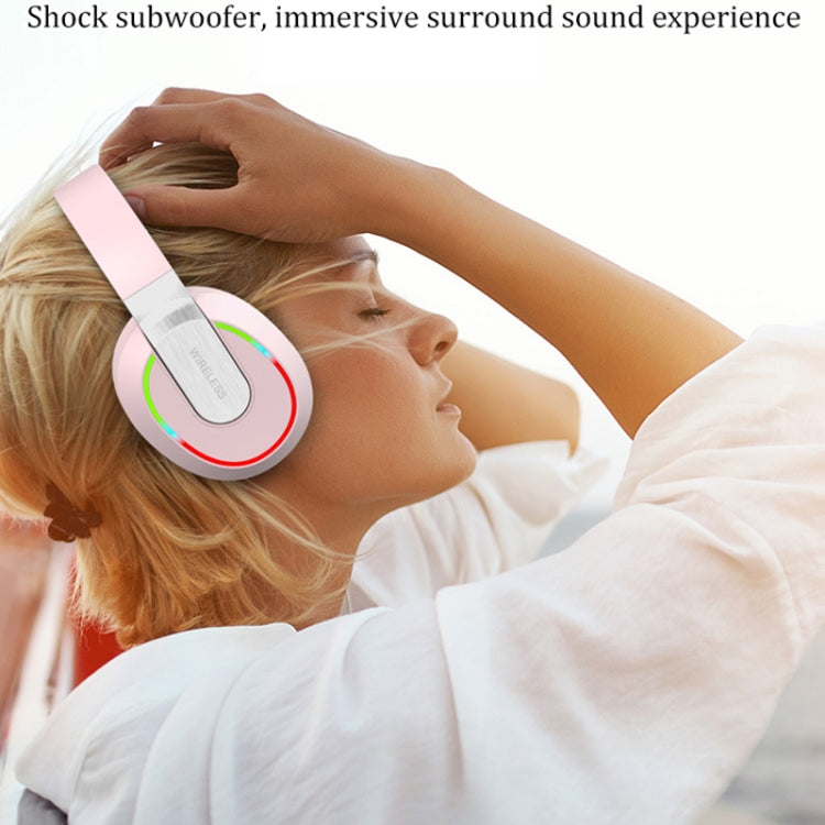 L850 Foldable ENC Noise Reduction Wireless Bluetooth Earphone with Microphone(Pink) - Headset & Headphone by buy2fix | Online Shopping UK | buy2fix