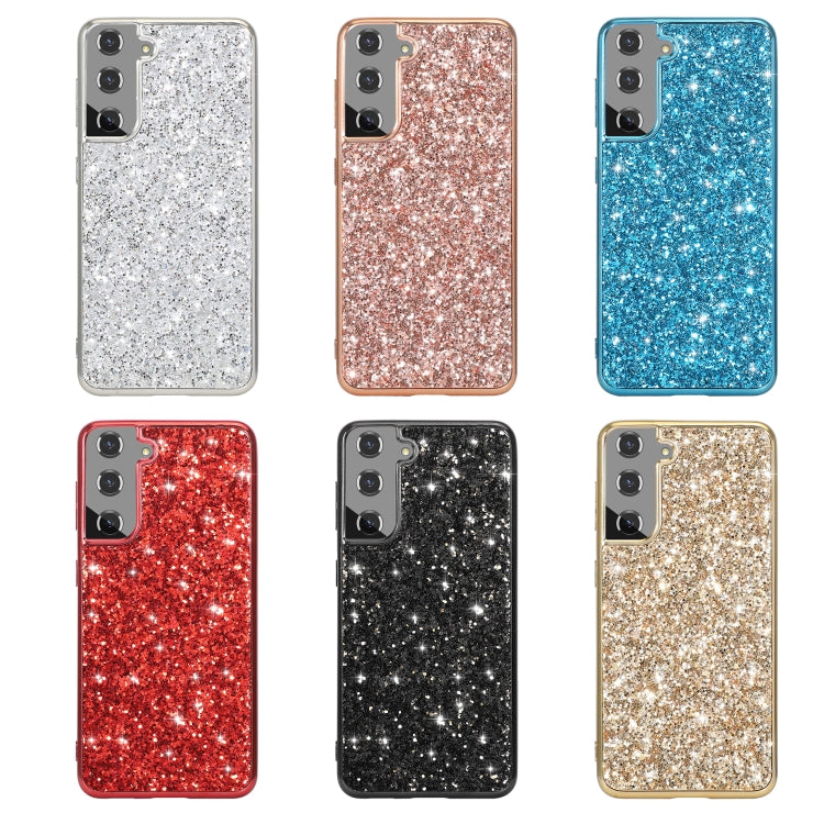 For Samsung Galaxy S24+ 5G Glitter Powder TPU Phone Case(Rose Gold) - Galaxy S24+ 5G Cases by buy2fix | Online Shopping UK | buy2fix