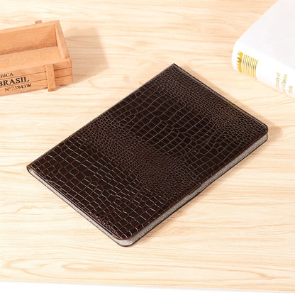 For Samsung Galaxy Tab S9 Crocodile Texture Leather Tablet Case(Black) - Galaxy Tab S9 Cases by buy2fix | Online Shopping UK | buy2fix