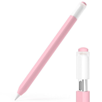 For Apple Pencil (USB-C) Jelly Silicone Stylus Pen Protective Cover(Pink) - Pencil Accessories by buy2fix | Online Shopping UK | buy2fix