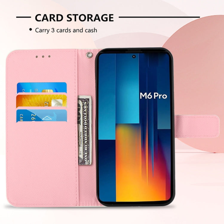 For Xiaomi Redmi Note 13 Pro 4G Global 3D Painting Horizontal Flip Leather Phone Case(Rose Butterfly) - Note 13 Pro Cases by buy2fix | Online Shopping UK | buy2fix