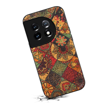 For OnePlus 11 Four Seasons Flower Language Series TPU Phone Case(Autumn Yellow) - OnePlus Cases by buy2fix | Online Shopping UK | buy2fix