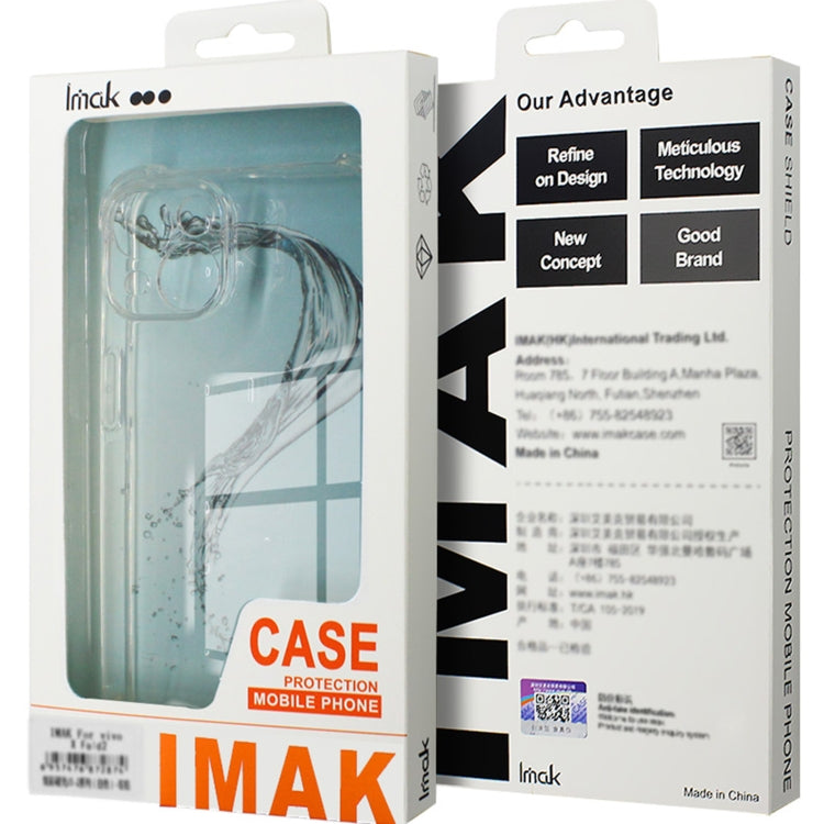 For Realme 12 Pro+ / 12 Pro imak Shockproof Airbag TPU Phone Case(Transparent) - Realme Cases by imak | Online Shopping UK | buy2fix