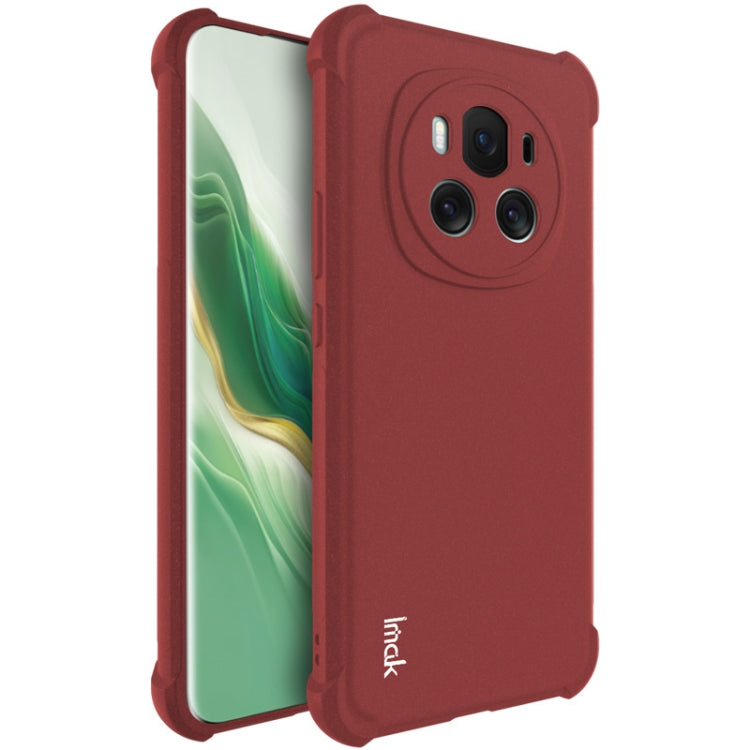 For Honor Magic6 5G imak Shockproof Airbag TPU Phone Case(Matte Red) - Honor Cases by imak | Online Shopping UK | buy2fix