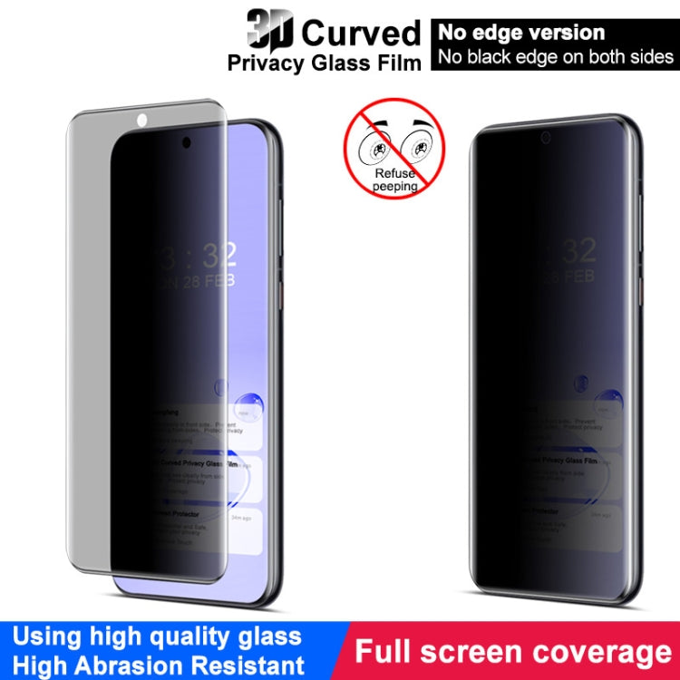 For Huawei Pura 70 Ultra imak 3D Curved Privacy Full Screen Tempered Glass Film - Huawei Tempered Glass by imak | Online Shopping UK | buy2fix