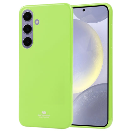 For Samsung Galaxy S24+ 5G GOOSPERY PEARL JELLY Shockproof TPU Phone Case(Fluorescent Green) - Galaxy S24+ 5G Cases by GOOSPERY | Online Shopping UK | buy2fix