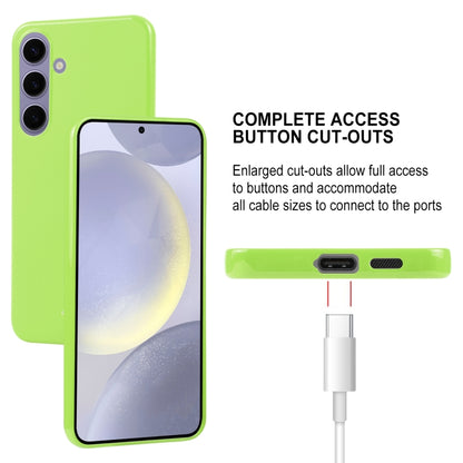 For Samsung Galaxy S24+ 5G GOOSPERY PEARL JELLY Shockproof TPU Phone Case(Fluorescent Green) - Galaxy S24+ 5G Cases by GOOSPERY | Online Shopping UK | buy2fix