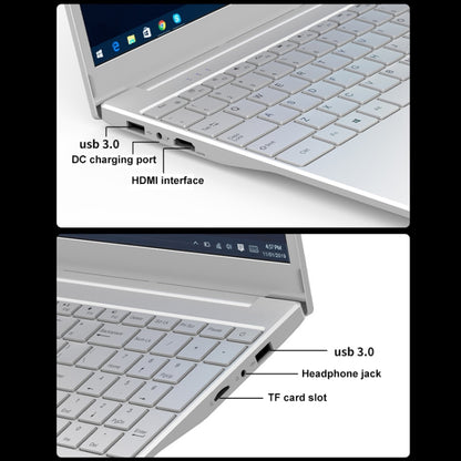 V8 15.6 inch Ultrathin Laptop, 16GB+256GB, Windows 10 Intel Processor N95 Quad Core(Silver) - Others by buy2fix | Online Shopping UK | buy2fix