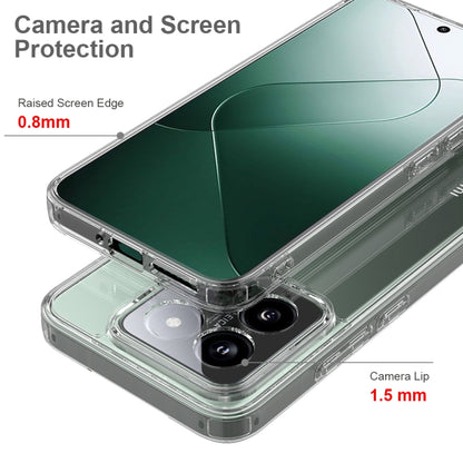 For Xiaomi 14 Scratchproof Acrylic TPU Phone Case(Transparent) - 14 Cases by buy2fix | Online Shopping UK | buy2fix