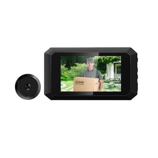 ESCAM C23 3.97 inch 1080p Smart Digital Door Concealed Viewer Wide Angle With Night Vision(Black) - Video DoorBell by ESCAM | Online Shopping UK | buy2fix