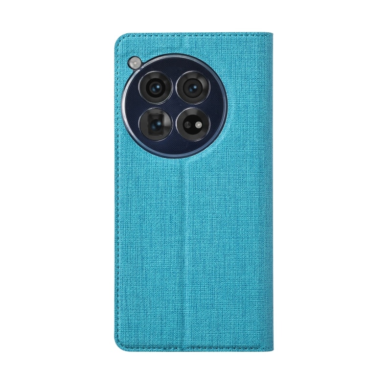 For OnePlus 12 ViLi DMX Series Shockproof TPU + PU Leather Magnetic Attraction Horizontal Flip Case(Blue) - OnePlus Cases by ViLi | Online Shopping UK | buy2fix