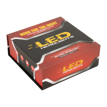9005 Pair 55W 6000lm 6000K Car LED Mini Lens Headlight Bulb - LED Headlamps by buy2fix | Online Shopping UK | buy2fix