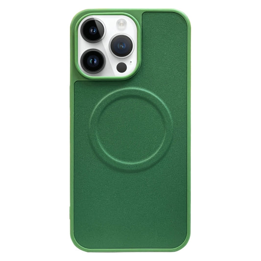 For iPhone 13 Pro 2 in 1 MagSafe Magnetic Silicone Leather Phone Case(Green) - iPhone 13 Pro Cases by buy2fix | Online Shopping UK | buy2fix