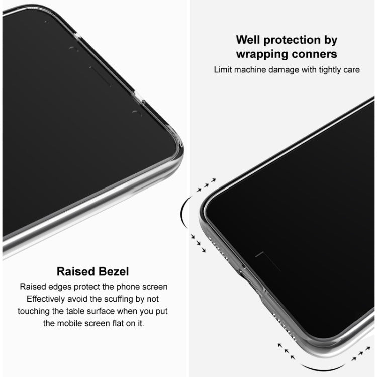 For Nothing Phone 2a 5G imak UX-5 Series Transparent Shockproof TPU Protective Case(Transparent Black) - More Brand by imak | Online Shopping UK | buy2fix