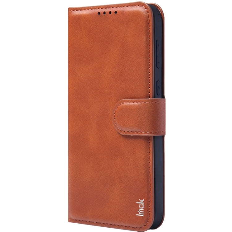 For Samsung Galaxy A35 5G IMAK Count Series Flip Leather Phone Case(Brown) - Galaxy Phone Cases by imak | Online Shopping UK | buy2fix