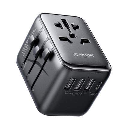 JOYROOM JR-TCW01 17W Universal Travel Adapter(Black) - USB Charger by JOYROOM | Online Shopping UK | buy2fix