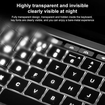 For MacBook Pro 16.2 inch 2021 ZGA Contact Invisible TPU Keyboard Protective Film - Keyboard Protector by ZGA | Online Shopping UK | buy2fix