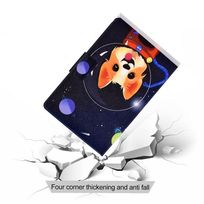 For Lenovo Tab M11 / Xiaoxin Pad 11 2024 Electric Pressed Colored Drawing Smart Leather Tablet Case(Space Dog) - Lenovo by buy2fix | Online Shopping UK | buy2fix