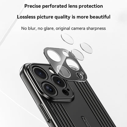 For iPhone 16 Pro Max Ice Sense Heat Dissipation Electroplating Frosted Phone Case(Grey) - iPhone 16 Pro Max Cases by buy2fix | Online Shopping UK | buy2fix