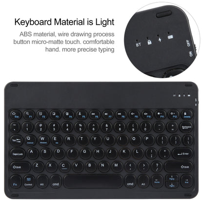 For Xiaomi Pad 6 Round Button Bluetooth Keyboard Rotatable Holder Leather Case(Black) - Others Keyboard by buy2fix | Online Shopping UK | buy2fix