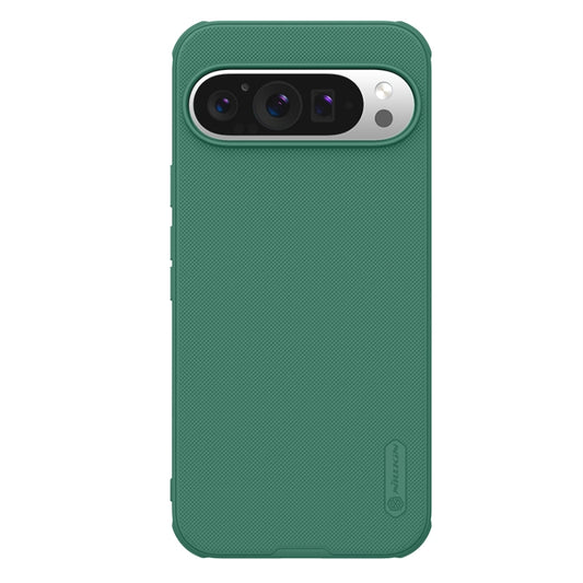 For Google Pixel 9 NILLKIN Frosted Shield Pro Magnetic Phone Case(Green) - Google Cases by NILLKIN | Online Shopping UK | buy2fix