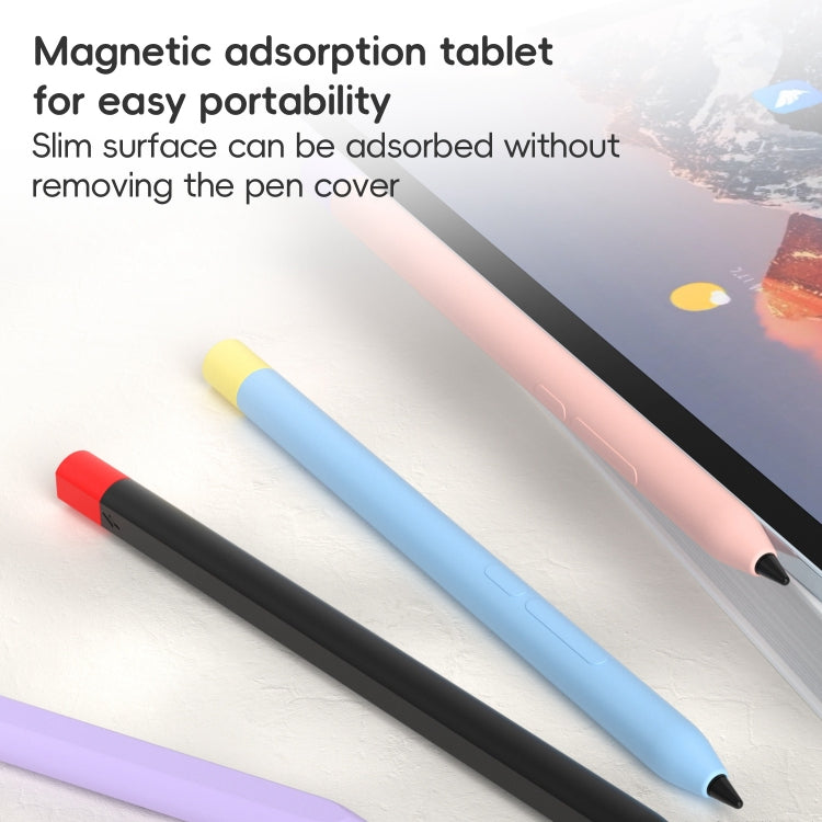 For Xiaomi Focus Pen III Stylus Pen Contrast Color Silicone Protective Case(Lavender) - Pencil Accessories by buy2fix | Online Shopping UK | buy2fix