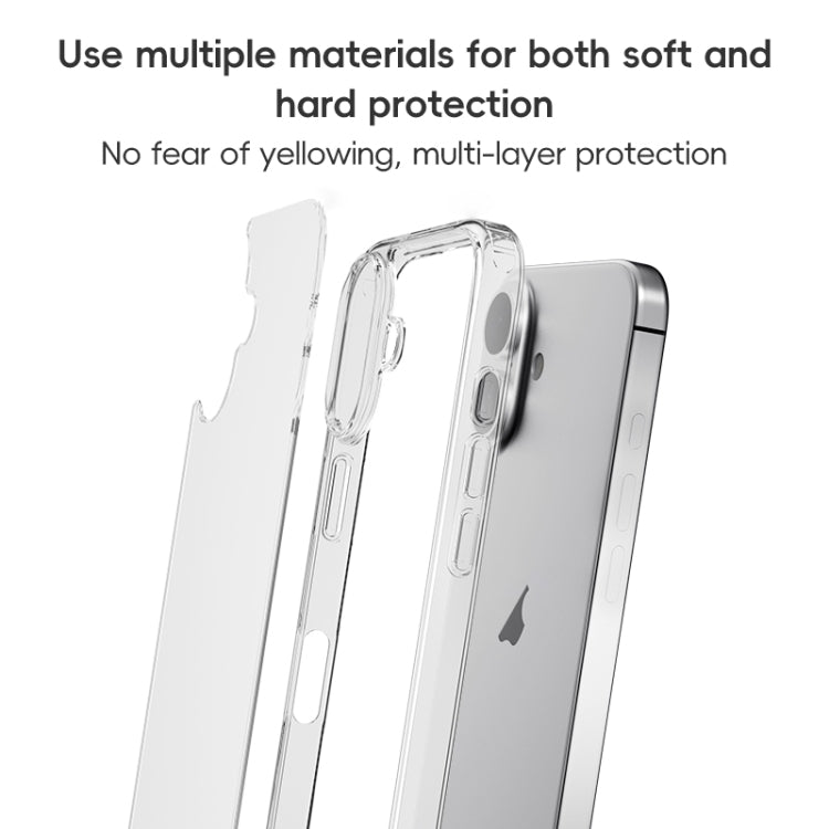 For iPhone 16 Pro ZGA Magsafe Clear PC Hybrid TPU Phone Case(Transparent) - iPhone 16 Pro Cases by ZGA | Online Shopping UK | buy2fix