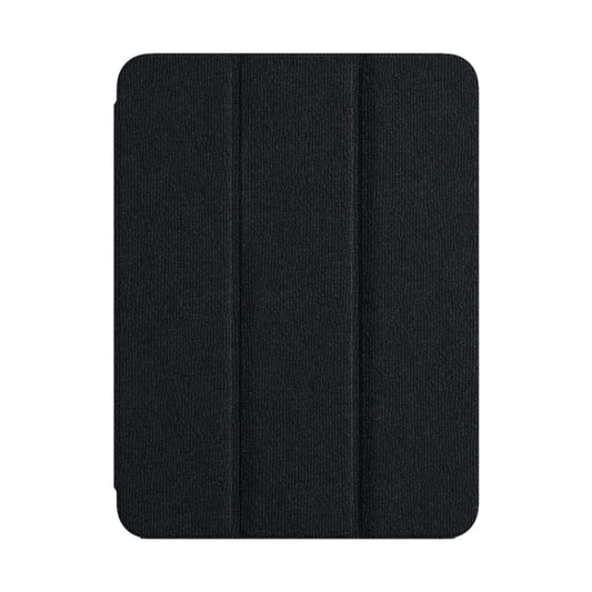 For iPad 10th Gen 10.9 2022 ZGA Tri-Fold Voltage Smart Leather Tablet Case(Black) - iPad 10th Gen 10.9 Cases by ZGA | Online Shopping UK | buy2fix