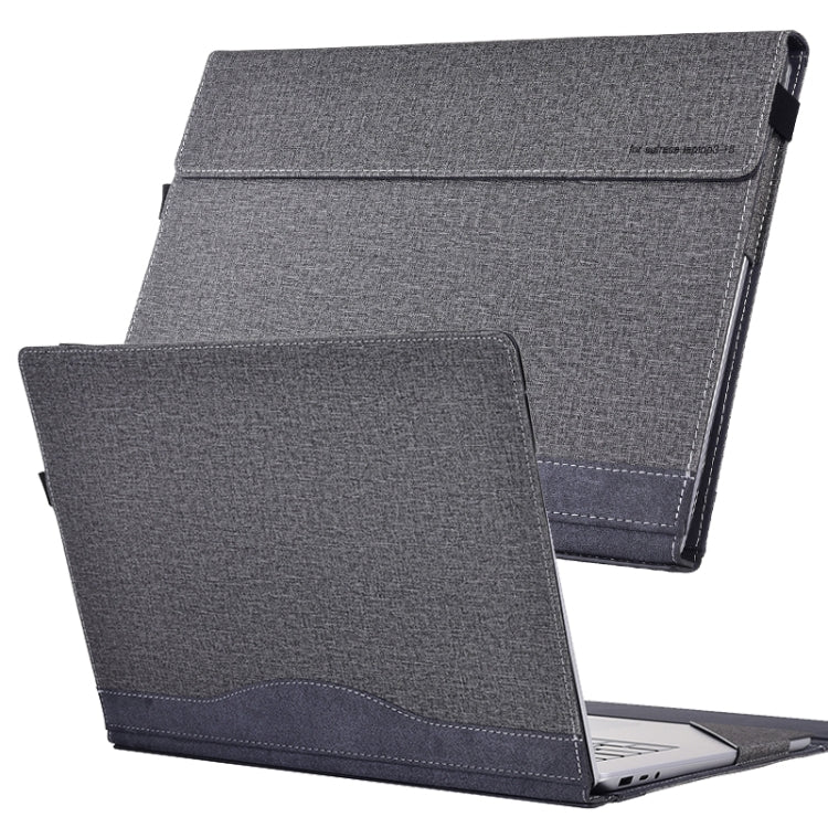 For Lenovo ThinkPad X1 Carbon Gen 8 Cloth Texture Laptop Leather Protective Case(Space Ash) - Other by buy2fix | Online Shopping UK | buy2fix
