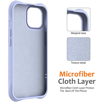 For iPhone 13 mini Wave Texture MagSafe Magnetic Liquid Silicone Phone Case(Purple) - iPhone 13 mini Cases by buy2fix | Online Shopping UK | buy2fix