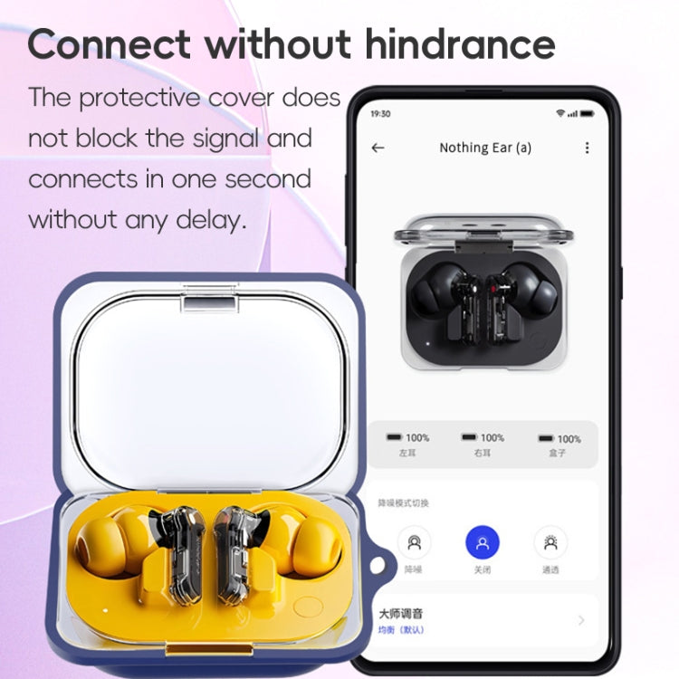 For Nothing Ear a Wireless Earphone Silicone Protective Case(White) - Other Earphone Case by buy2fix | Online Shopping UK | buy2fix