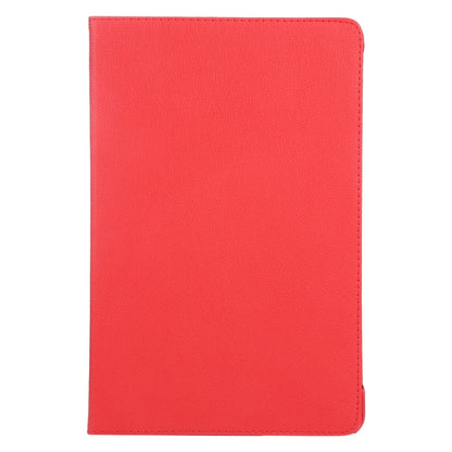 For iPad Pro 11 2024 360 Degree Rotation Litchi Texture Leather Tablet Case with Holder(Red) - iPad Pro 11 2024 Cases by buy2fix | Online Shopping UK | buy2fix