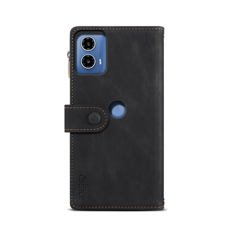 For Motorola Moto G24 Power ESEBLE Retro Frosted RFID Leather Phone Case(Black) - Motorola Cases by ESEBLE | Online Shopping UK | buy2fix