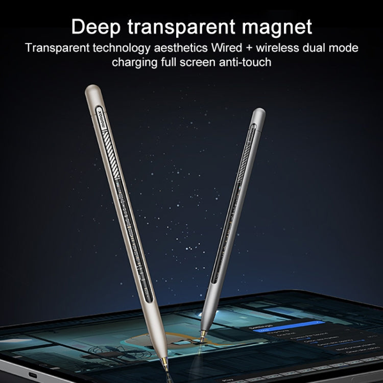 For iPad MOMAX TP9 MAG LINK Pro Magnetic Dual Mode Anti Miscontact Capacitive Pen(Gold) - Stylus Pen by MOMAX | Online Shopping UK | buy2fix