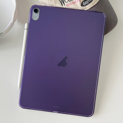 For iPad Air 13 2024 / Pro 12.9 2022  Skin-feeling Crystal Clear Acrylic Tablet Case(Purple) - iPad Pro 12.9 (2022/2021) Cases by buy2fix | Online Shopping UK | buy2fix